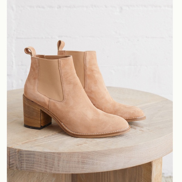 Jenni Kayne Suede Heeled Chelsea Boots - Picture 13 of 14